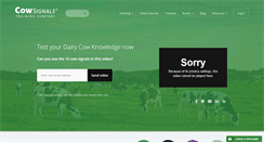 Desktop Screenshot of cowsignals.com